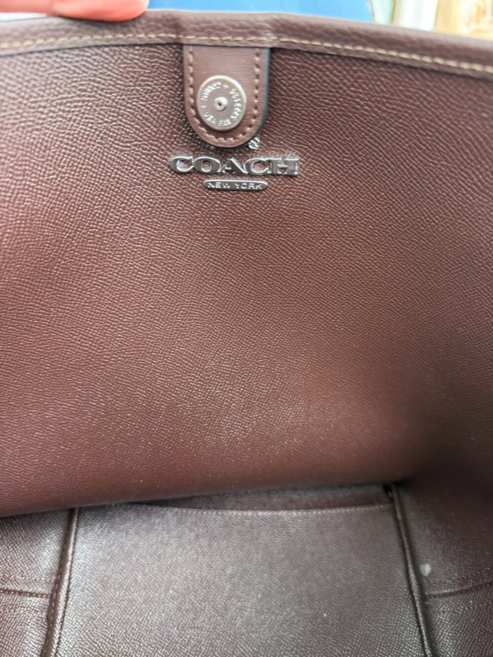 Coach Brown Leather Hobo Bag - Picture 7 of 11